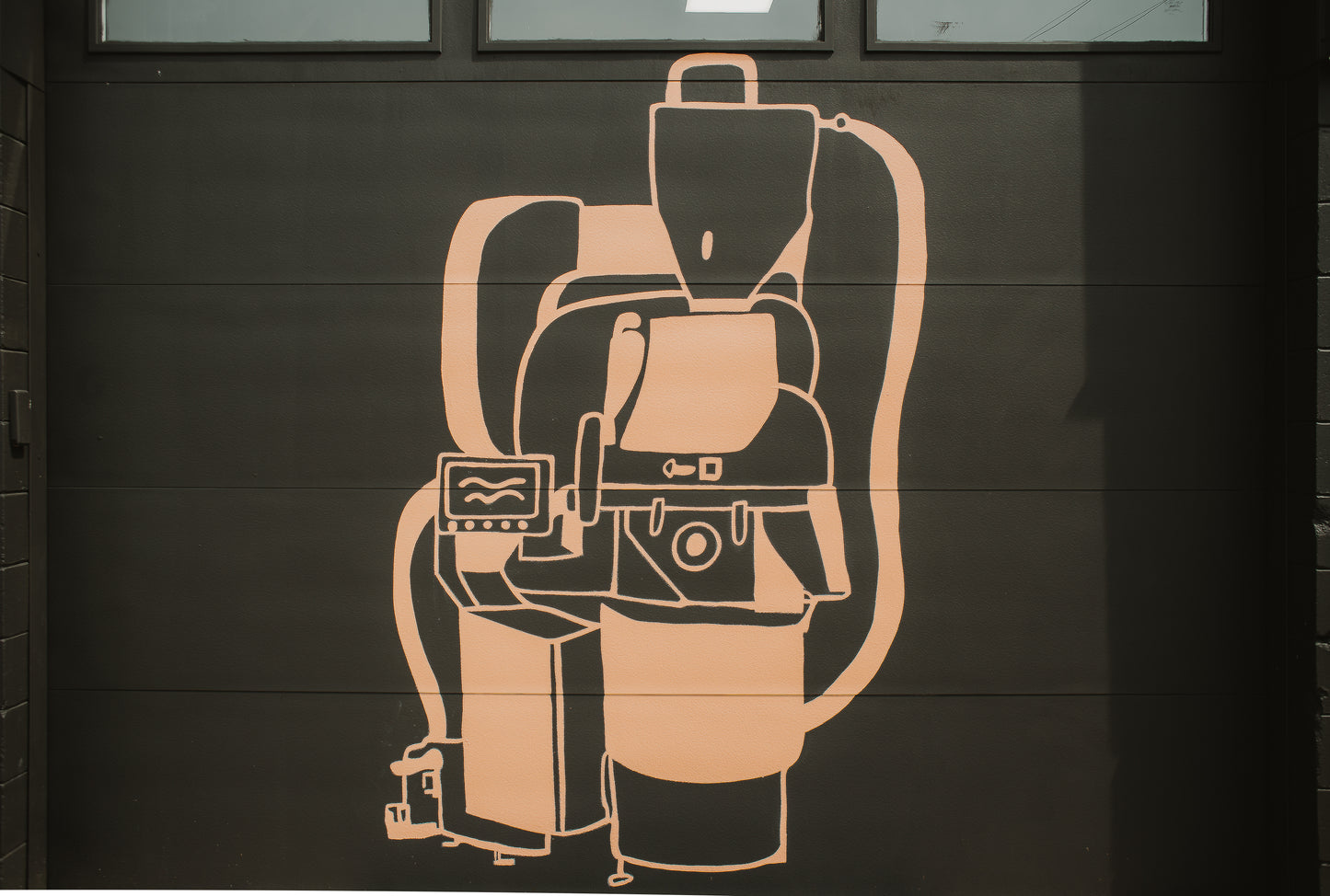 espresso machine painting