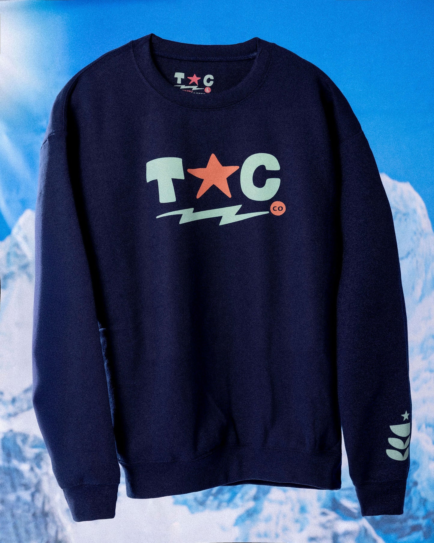 navy blue tinker sweater